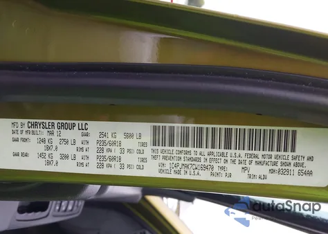 2012 Jeep Liberty Sport из США, поврежденный, VIN 1C4PJMAK7CW169470